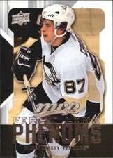 2008-09 Upper Deck MVP First Line Phenoms Hockey Card #FL13 Sidney Crosby