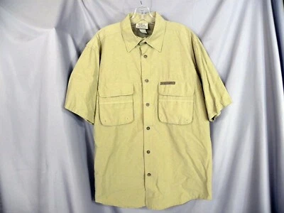 Camisa de nailon Ducks Unlimited para hombre L caqui ventilada manga corta pesca caza Foto 1 de 4