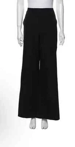 Chanel Authentic Women’s Size 46 High Waist Wide Leg Black Pants - Picture 1 of 7