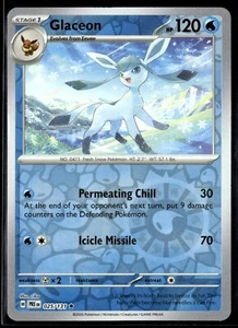 2025 Scarlet Violet Prismatic Evolutions Reverse Holo Foil Glaceon 25 /131 - Bild 1 von 2