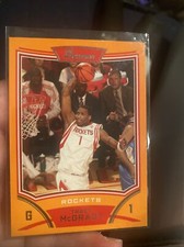 2008-09 Bowman Draft Picks & Stars Tracy Mcgrady Orange NBA Legend #74/299