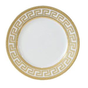Elegant Venetian Design 12 pcs  Gold  Greek Key Dinner Set, Service for 4 - Picture 1 of 4