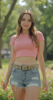 Novo Cinto Feminino/Masculino Bege Couro Sintético Pirâmide cravejado Ajustável Tamanho P M G GG - Imagem 1 de 4