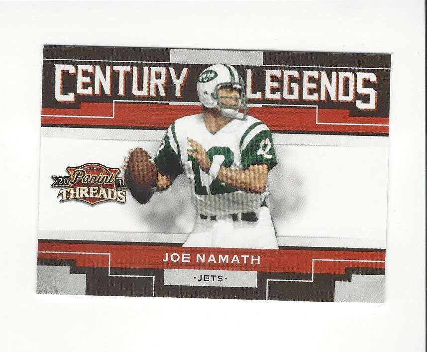2010 Panini Threads Century Legends #8 Joe Namath Jets - Image 1 of 1