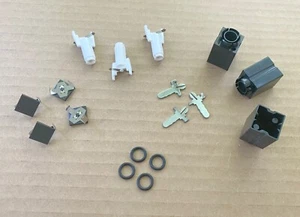 IBM Beamspring Tastaturschalter Teile - Schaft, Capsense Pad, Schieber mit Balken, O-Ring - Bild 1 von 1