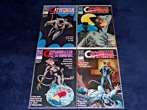 CATWOMAN 1 2 3 4 LOT 1989 DC COMICS BATMAN COPPER AGE COMPLETE SERIES - Picture 1 of 2