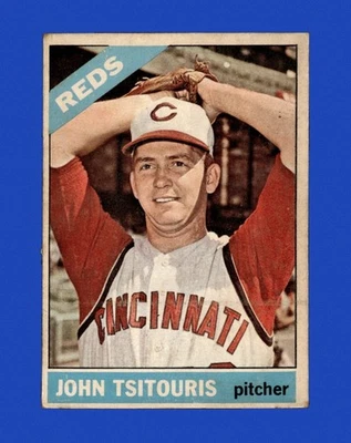 1966 Topps Venezuelan Set-Break # 12 John Tsitouris LOW GRADE (filler) *GMCARDS* - Image 1 of 2