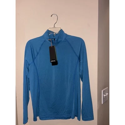 Nueva Camisa Pullover Orvis Para Mujer Azul Cuarto Cremallera Manga Larga Talla Pequeña $85 Foto 1 de 4