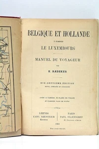 Reisehandbuch Belgien Holland Luxenburg Karten und Pläne 1901 - Bild 1 von 8