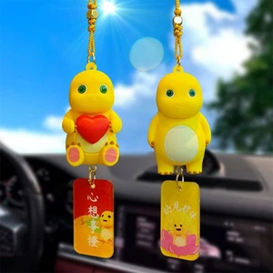 Cute Milk Dragon Car Hanging Pendant 3D Bag Pendant Small Gift - Picture 1 of 12