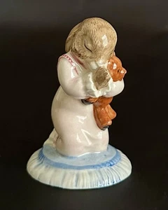 Royal Doulton Goodnight Girl Bunnykins DB 157 Figurine 1995 Bunny Rabbits Vtg - Picture 1 of 9