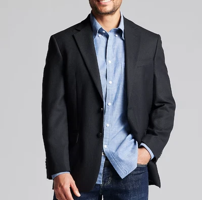 Chaqueta Blazer Abrigo Deportivo Joseph Abboud JOE Para Hombres Calce Moderno Mezcla Lana Talla 50R Nueva con Etiquetas Foto 1 de 4