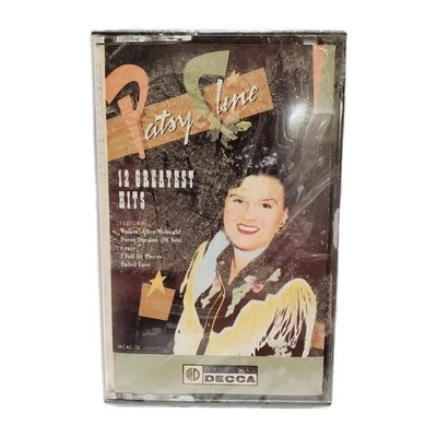 12 Greatest Hits by Patsy Cline (Cassette Tape, 1988 MCA Records) NEW  - Image 1 of 4