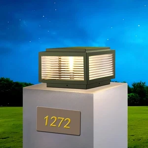 Große Außen Pfostenleuchte 20 x 20 Zoll, Säulenleuchte, kabelgebundene Laterne Säulenlampe 1... - Bild 1 von 9