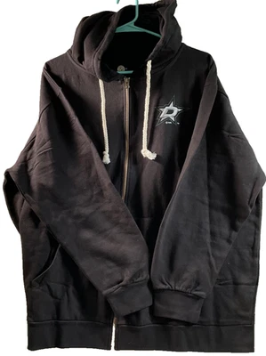 Dallas Stars Sudadera con Capucha Unisex 1X Negra NHL Hockey Cremallera Completa Sudadera Bordada Foto 1 de 4