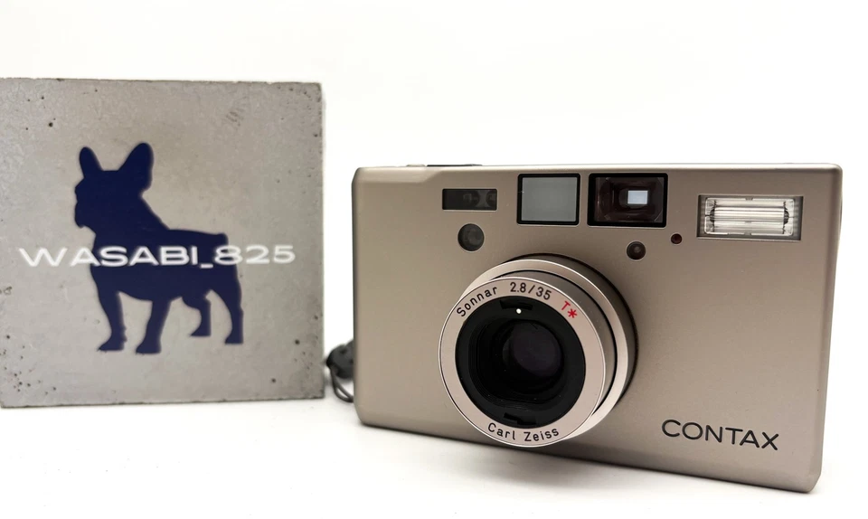 Doppelte Zähne [fast unbenutzt] Contax T3 D analoge Kompaktkamera 35 mm JAPAN - Bild 1 von 4