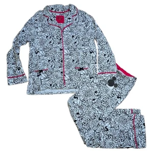 Vtg NWT Disney's 101 Dalmatians All Over Print Women's Pajama Set Size L Cotton - Picture 1 of 12
