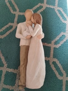 Willow Tree "Unser Geschenk" Eltern halten Baby Figur Susan Lordi 9" Sammlerstück - Bild 1 von 4