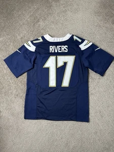Mens Jersey Nike NFL On Field San Diego Chargers #17 Philip Rivers, Size 40 M - Picture 1 of 7