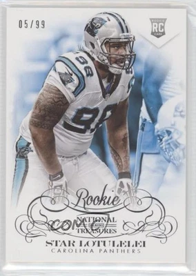 2013 Panini National Treasures Rookie /99 Star Lotulelei #193 Rookie RC - Image 1 of 2