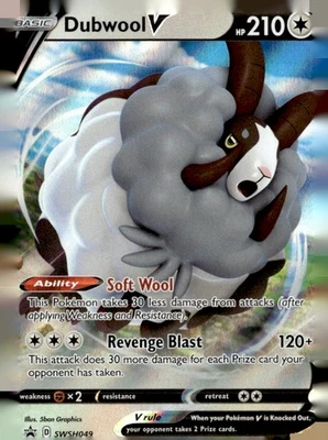 Dubwool V - Promo SWSH: Sword & Shield Promo Cards SWSH049 NM Pokémon TCG - Image 1 of 2