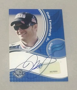 2009 Wheels Draft DALE EARNHARDT JR. AUTOGRAPH - ON CARD AUTO - Picture 1 of 2