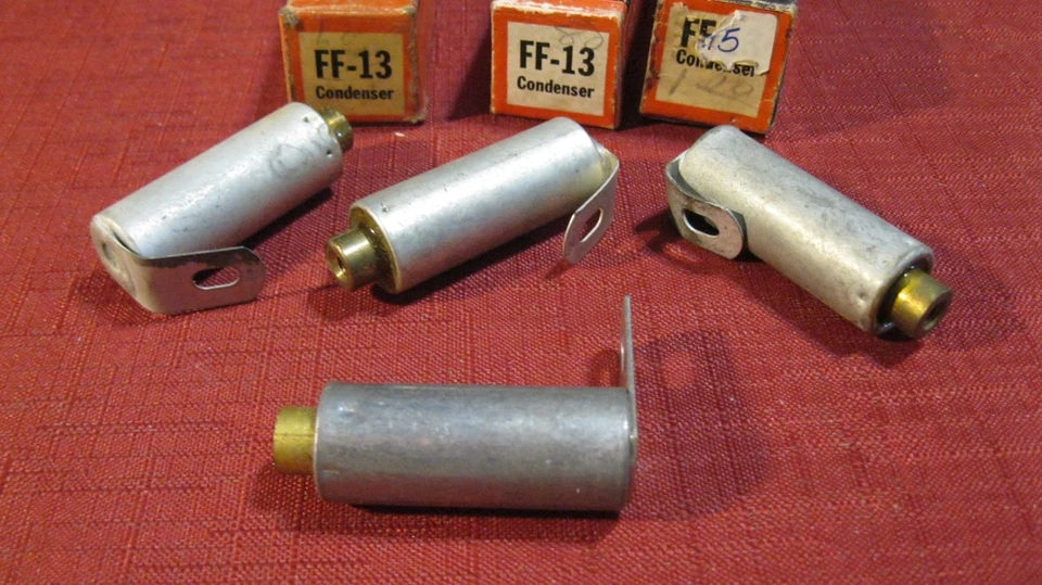 New 1928-1931 Ford Model 'A' ignition condenser lot, 4 pcs, A-12300 - Image 1 of 1