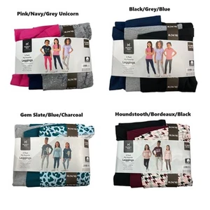 Member's Mark Girl's Favorite Pull-On Full Length Leggings, 3 Pack - Picture 1 of 7
