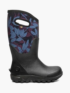 Botas de invierno impermeables Bogs clásicas sin costuras contorno alto hojas para mujer - Imagen 1 de 2