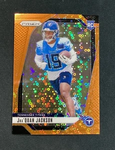 2024 Panini Prizm Jha'Quan Jackson Rookie RC Orange Disco Prizm #352 Titans - Picture 1 of 2