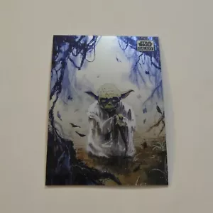 Topps 2021 cromo Star Wars Galaxy Base #44 Yoda en Dagobah - Imagen 1 de 2