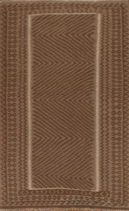 Nomadic Reversible Kilim Oriental Area Rug Wool Hand-woven Tribal Carpet 7'x10' - Picture 1 of 12