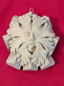 Canterbury Cathedral Green Man Stone Wall Decor Handmade c 1350 A.D Black Prince - Picture 1 of 5