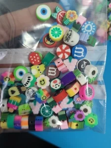 200 pcs + Mix Spacer Beads Color Polymer Clay Beads for DIY Jewelry Making - Picture 1 of 2
