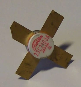 2SC2103A Trans. Power 50W 175MHz Toshiba 1 Unit - Last Unit - Zdjęcie 1 z 2