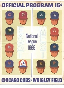 1969 5/31 baseball program Atlanta Braves Chicago Cubs Jenkins WIN Hank Aaron HR - Picture 1 of 4