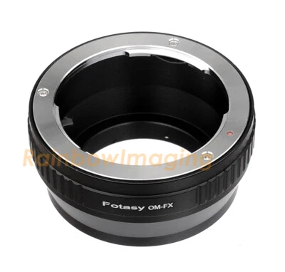 FOTASY Olympus OM Mount Lens to Fuji Fujifilm XT5 XT4 XT3 XT30 X-S10 X-S20 Adapter