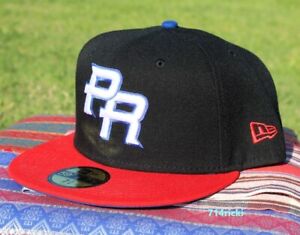 Puerto Rico WBC World Baseball Classic Fitted Hat New Era 59FIFTY Black Red