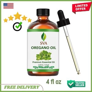 SVA Oregano Essential Oil – 4 Fl Oz – 100% Natural Oregano Oil - for Diffuser, H - Picture 1 of 12