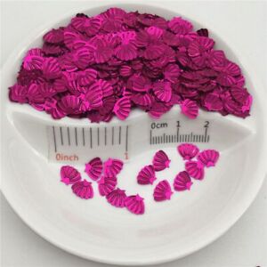 Colorful PVC Shell Paillettes Sequins Nail Arts Crafts Sewing Garment Sequin 10g