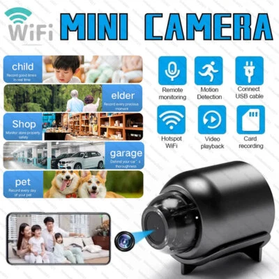HD Mini Kamera WiFi Sicherheit Überwachung Camcorder IP Cam Audio Video Recorder - Bild 1 von 4
