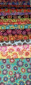 Tela - Flower Power Crazy Daisy Layer Cake 10" cuadrado - 34 cuadrados - Imagen 1 de 2