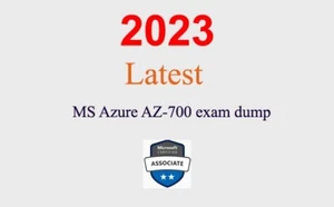 MS Azure AZ-700 zrzut gwarantowany (aktualizacja 1 miesiąc) - Zdjęcie 1 z 1