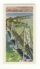 Comet Sweets Modern Wonders 1961. Oakland Bay Bridge, USAS