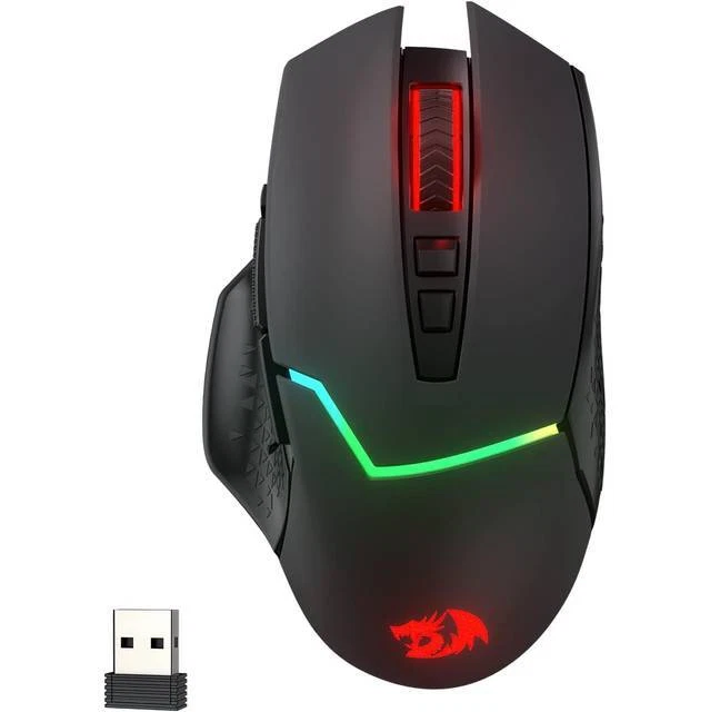 Redragon M690 PRO Wireless Gaming Mouse, 8000 DPI, w/ Rapid Fire Key, 8 Macro - Image 1 of 1