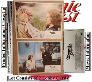 2 1981 MOMMIE DEAREST COLOR 11" x 14" LOBBY CARDS NUM 4 & 7 FAYE DUNAWAY - Picture 1 of 14