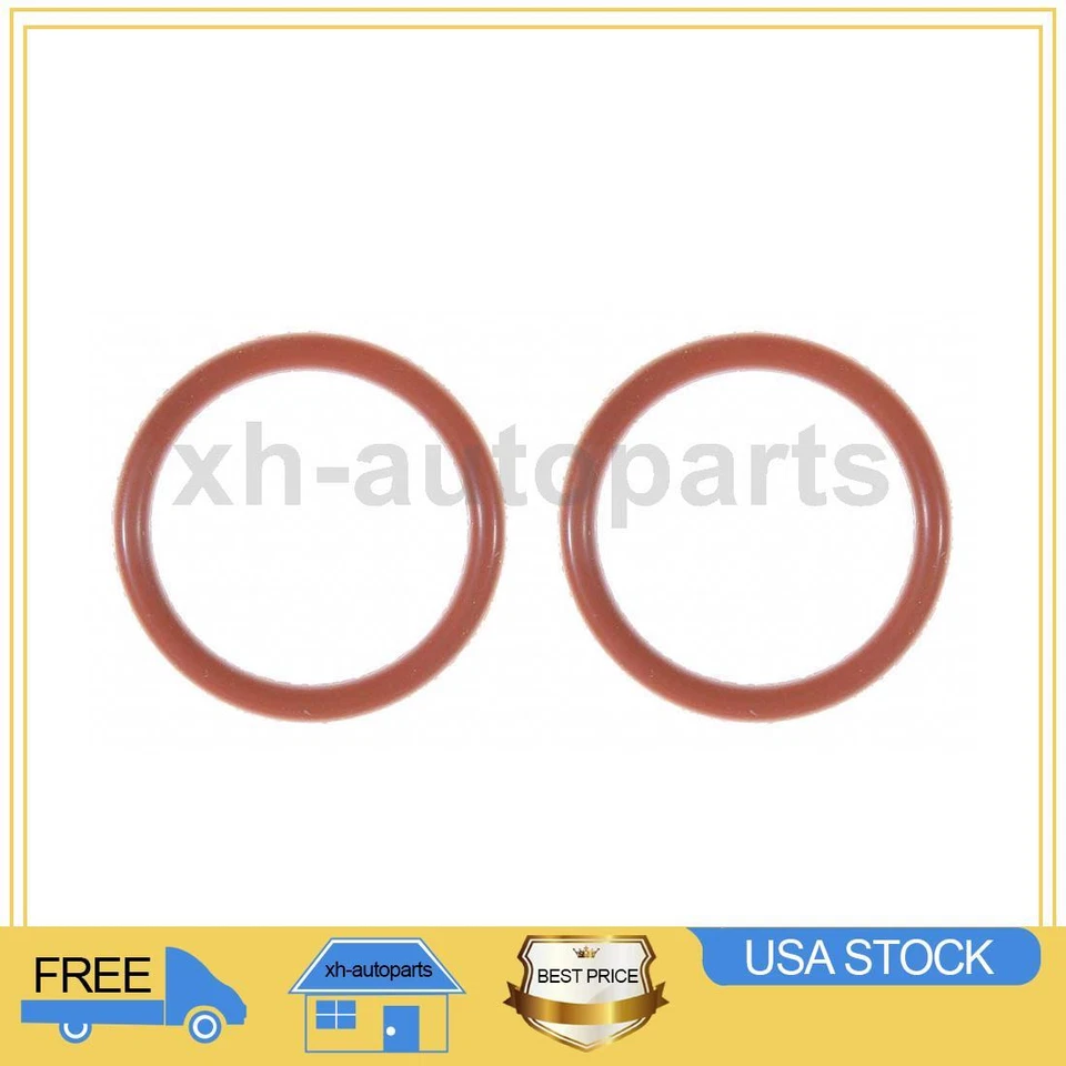 Junta tórica de tubo de refrigerante de motor MAHLE 2x para Dodge Caravan 1987~2000 Foto 1 de 3