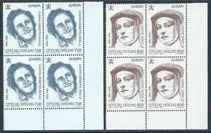 1996 VATICANO EUROPA QUARTINA MNH ** - Picture 1 of 1