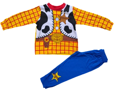 DISNEY Boys Toy Story Novelty Woody Pyjamas. Ages 18 Months To 6 Years