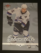 2005-06 Fleer Ultra Ice Medallion #192 Ed Jovanovski #88/100